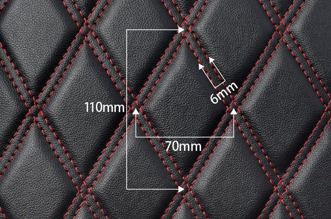 Diavolo ブラック シート ダイヤモンドキルティング - メルカリ