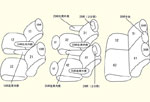 LY系スーパリラックスシート/3列目中央枕有り用 セット内容イメージ図